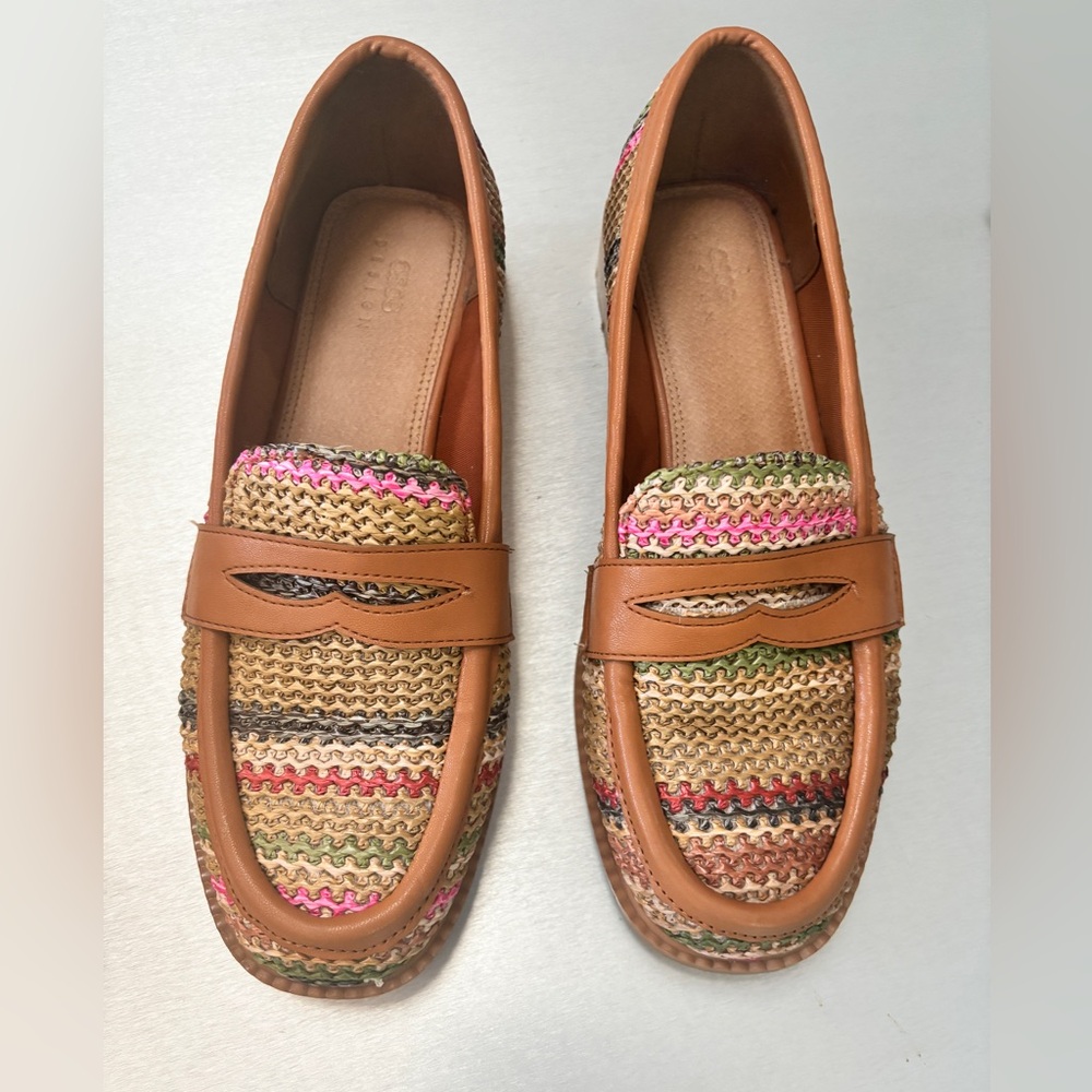 ASOS Design Multicolor Woven Loafers 9